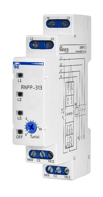 РНПП-313 | Реле напряжения, перекоса и последовательности фаз